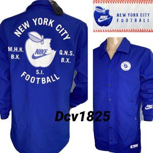 Nike New York City Jacket Football Big Apple Swoosh Graphics AT6643-495 XL $200